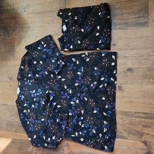 Cherokee 2 piece scrub top set